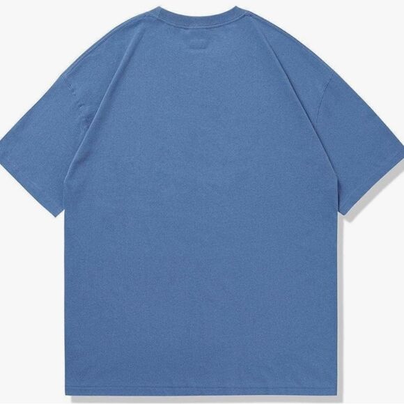 NWT Aelfric Eden Blue Graphic T-Shirt Oversized Tee Unisex XL Short Sleeves Crew - Picture 3 of 9